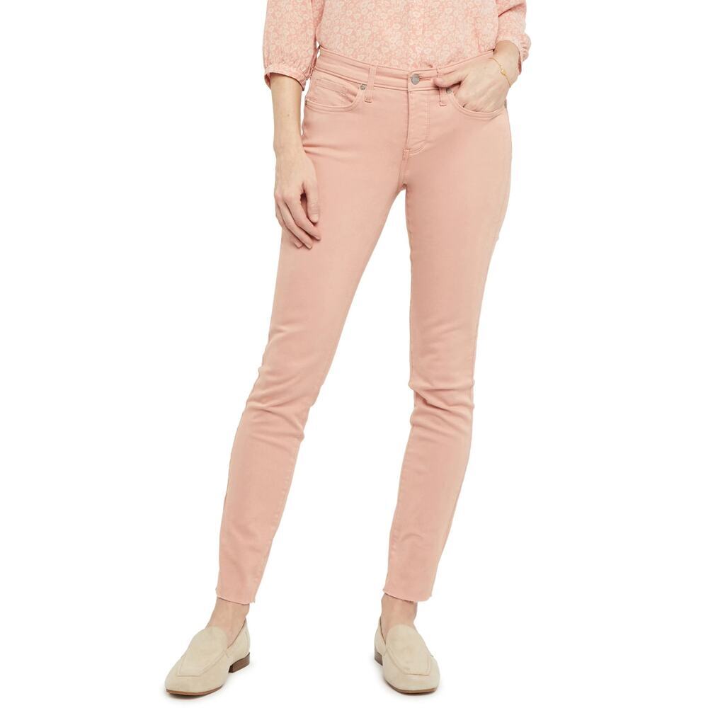 NYDJ Alina High Waist Raw Hem Skinny Jeans in Soulmate Size 10
